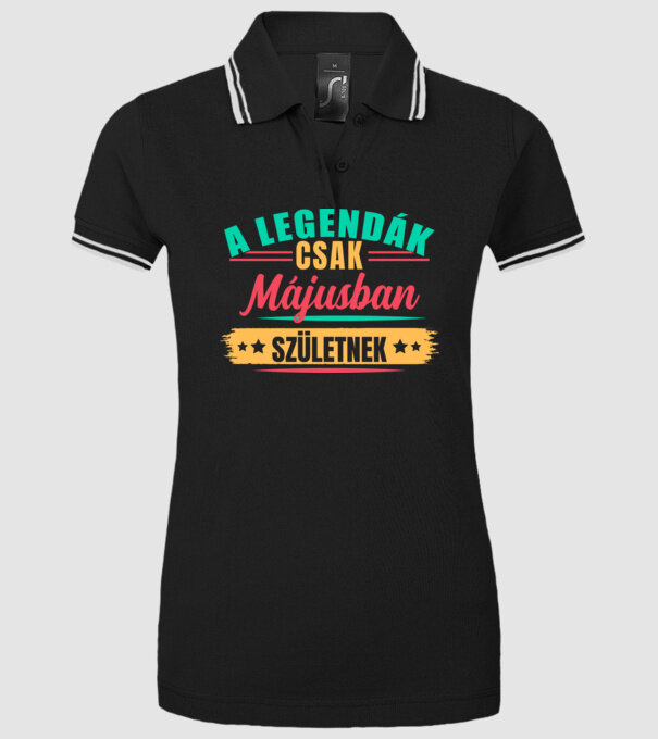  minta fekete pólón