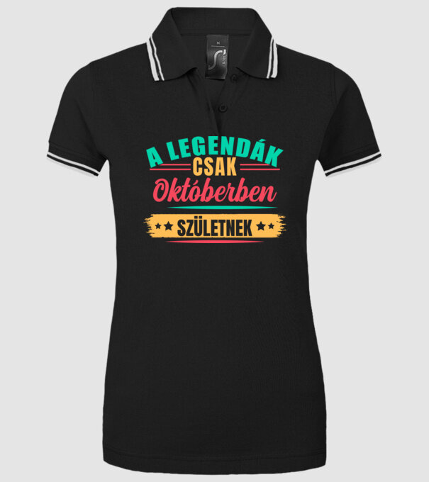  minta fekete pólón