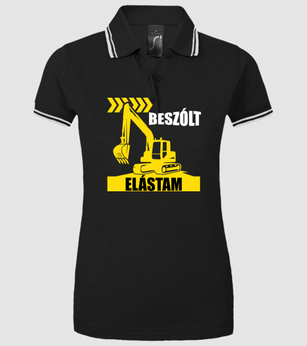  minta fekete pólón