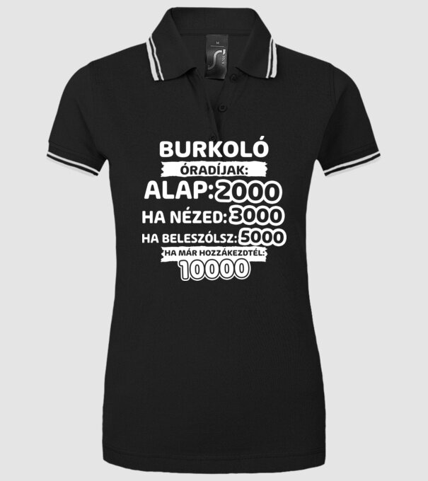  minta fekete pólón