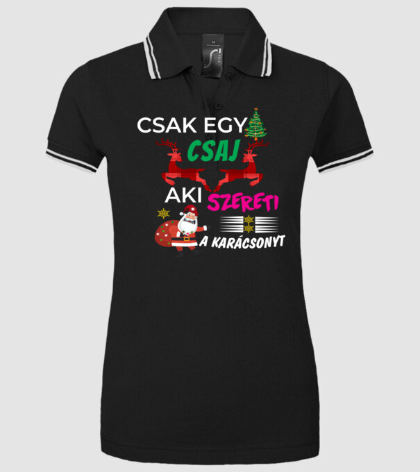  minta fekete pólón