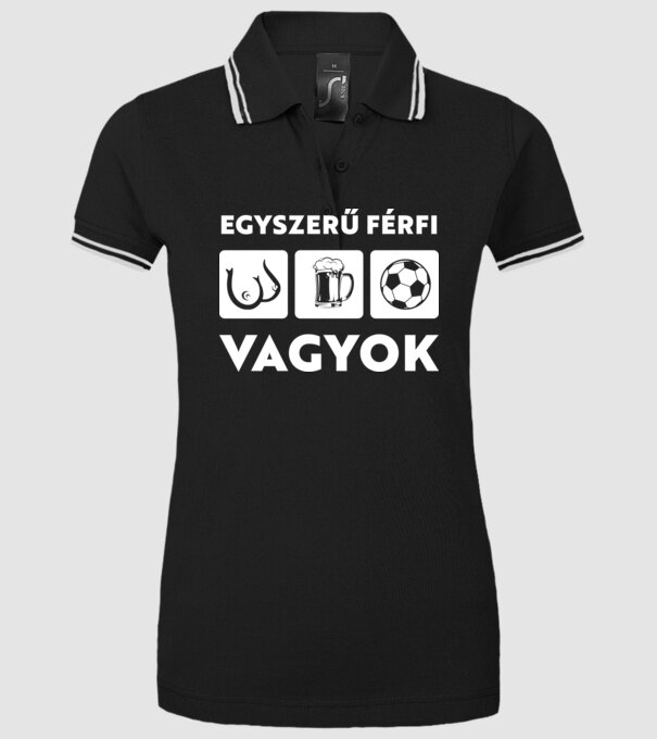  minta fekete pólón