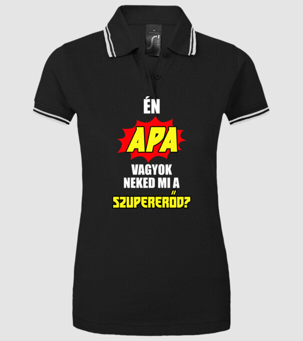  minta fekete pólón