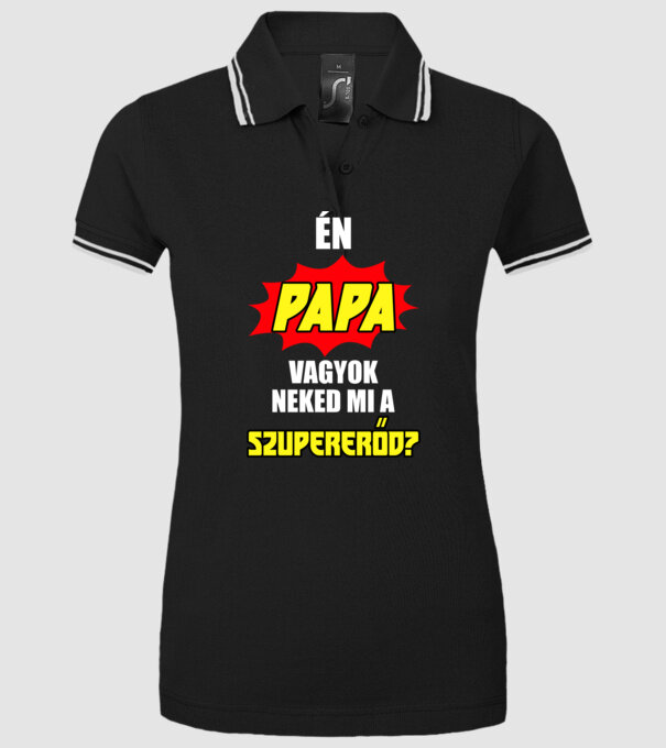  minta fekete pólón