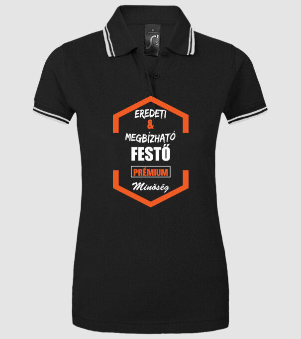  minta fekete pólón