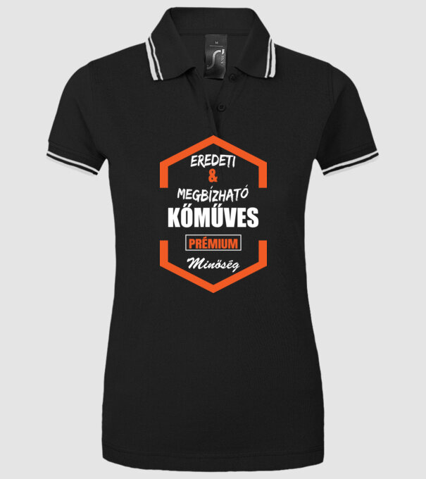  minta fekete pólón