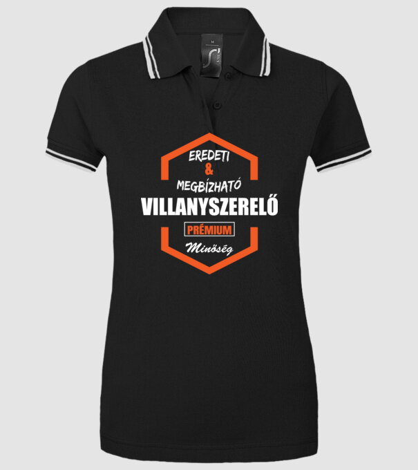  minta fekete pólón