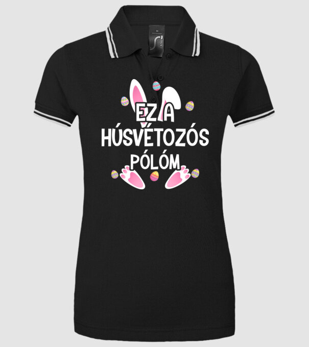  minta fekete pólón