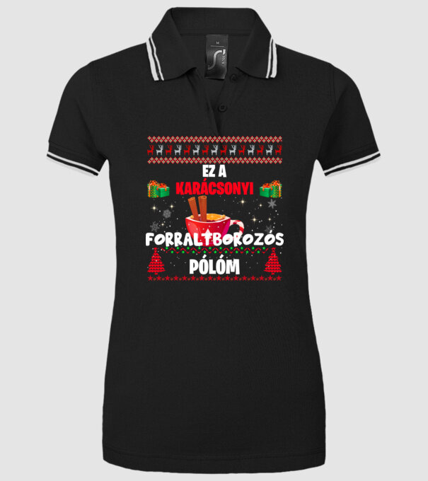  minta fekete pólón