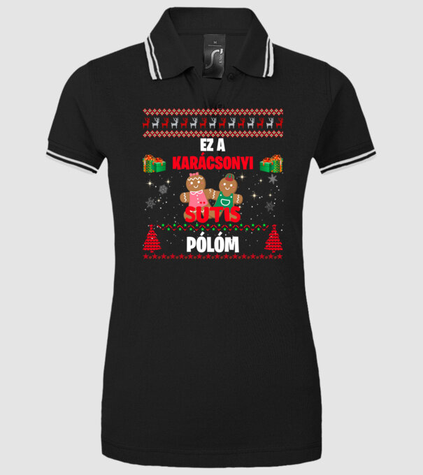  minta fekete pólón
