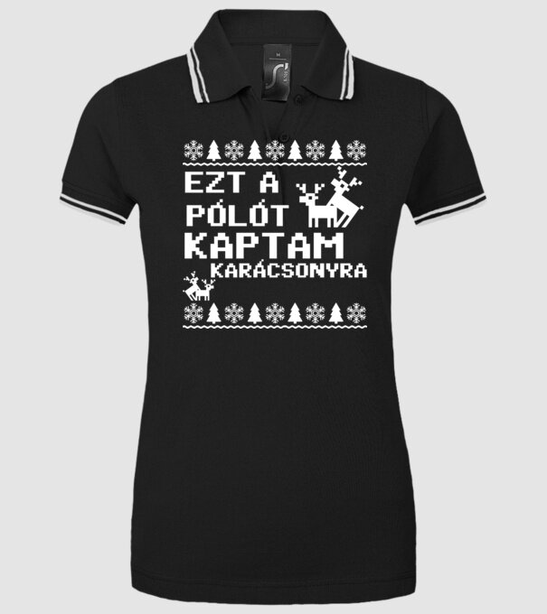  minta fekete pólón