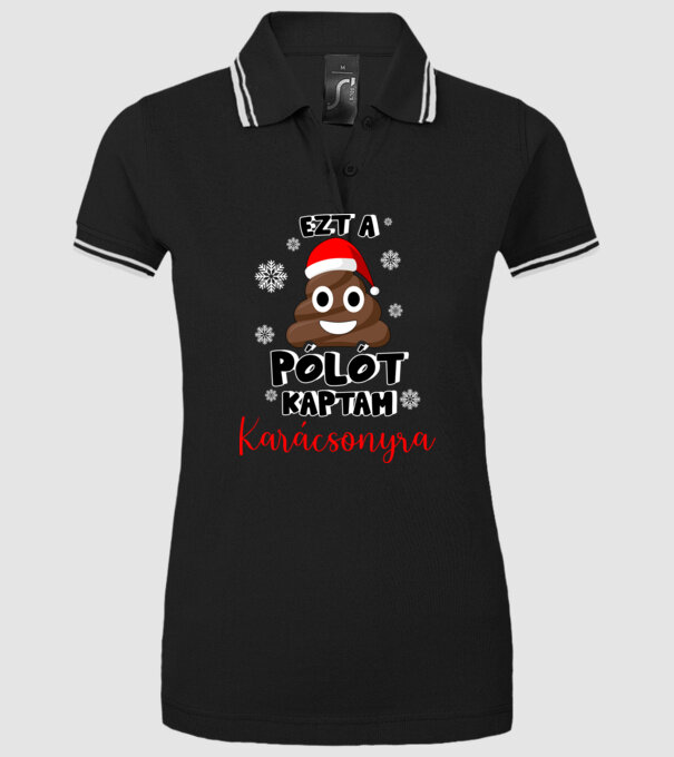  minta fekete pólón