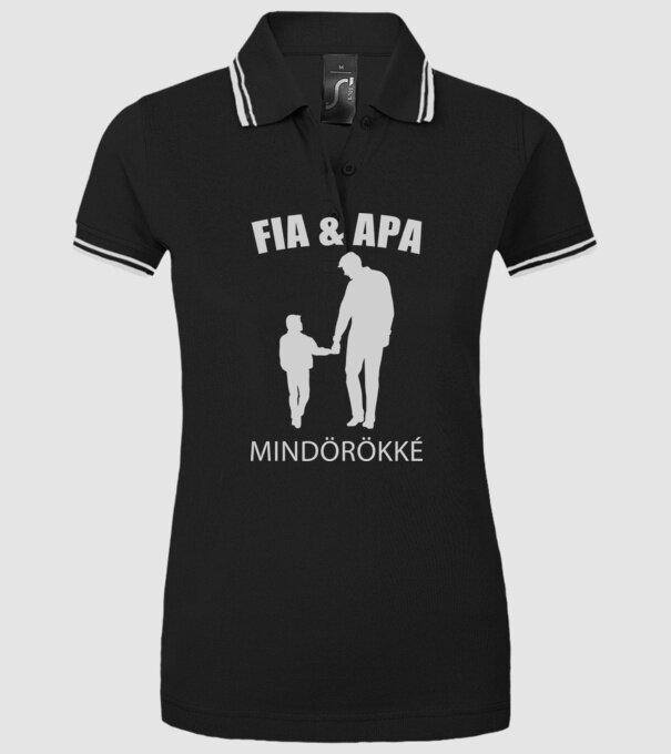  minta fekete pólón