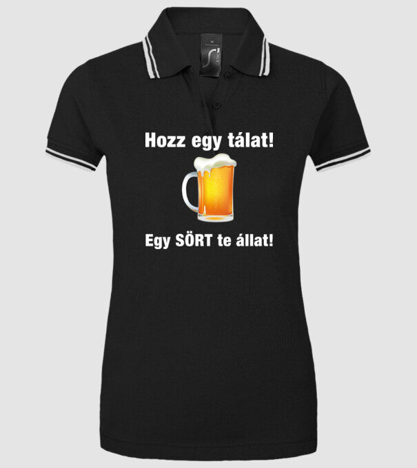  minta fekete pólón
