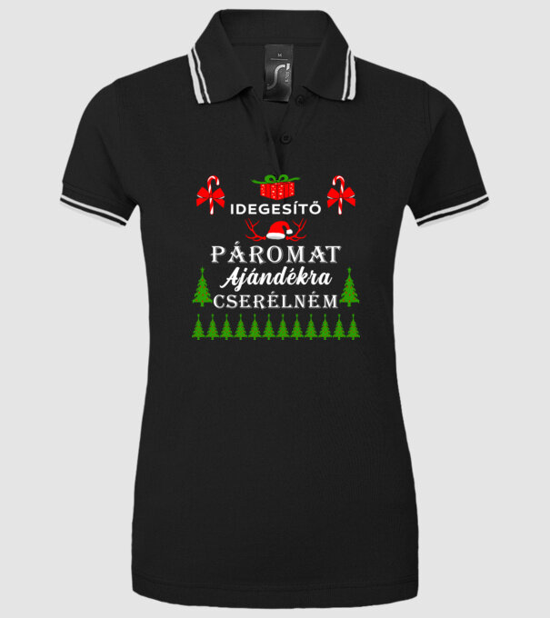  minta fekete pólón