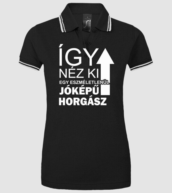  minta fekete pólón