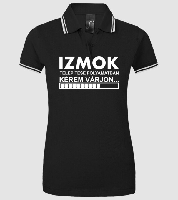  minta fekete pólón