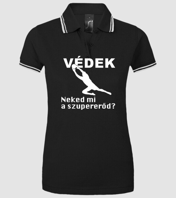  minta fekete pólón