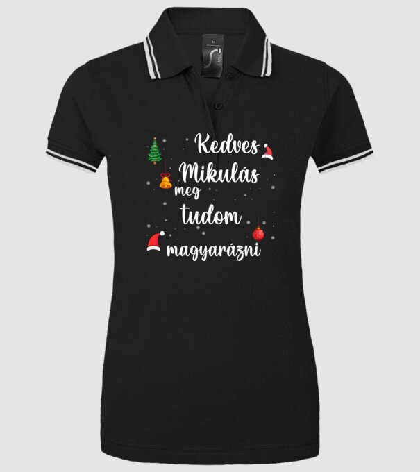  minta fekete pólón