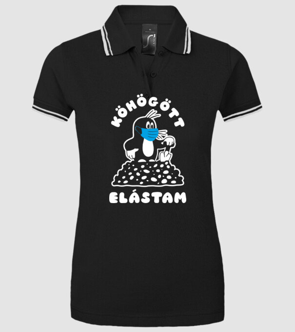  minta fekete pólón