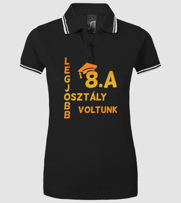  minta fekete pólón