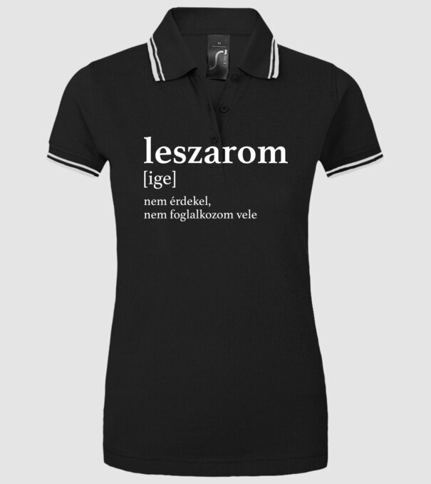  minta fekete pólón