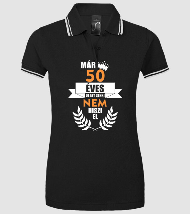  minta fekete pólón
