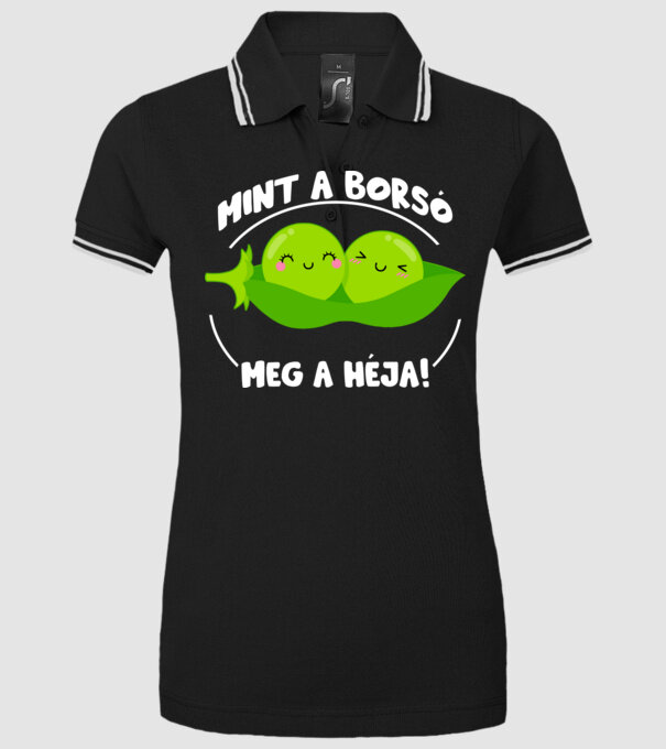  minta fekete pólón