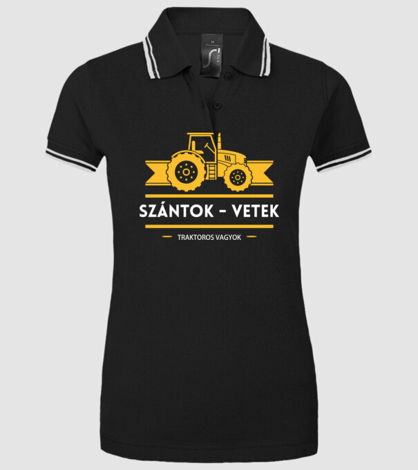  minta fekete pólón