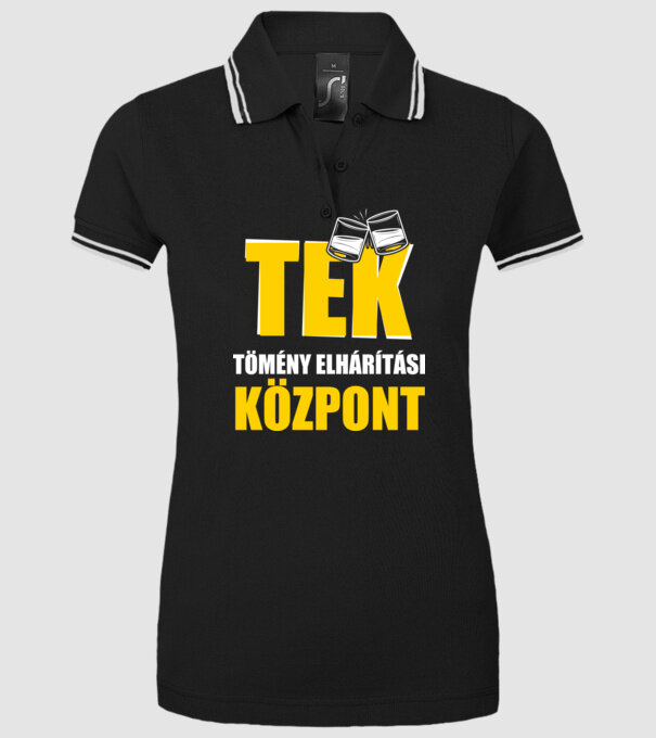  minta fekete pólón