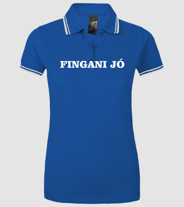  minta királykék pólón