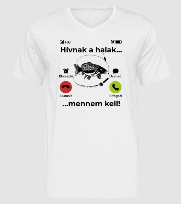  minta fehér pólón
