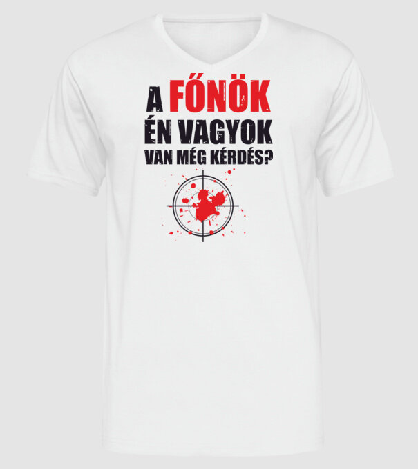  minta fehér pólón
