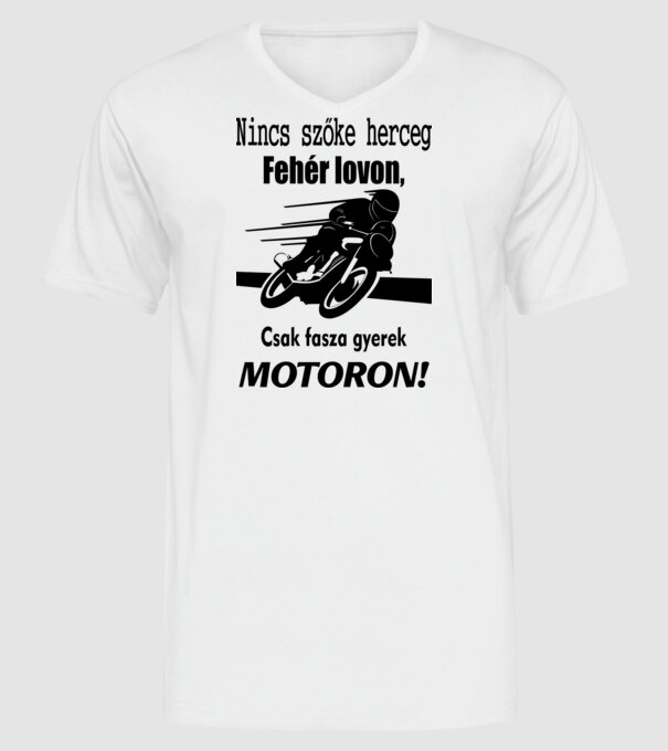  minta fehér pólón