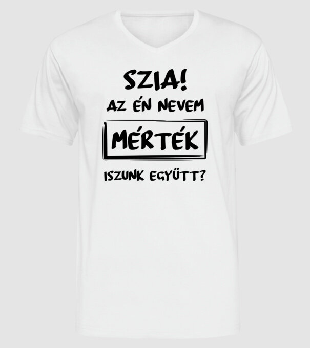  minta fehér pólón