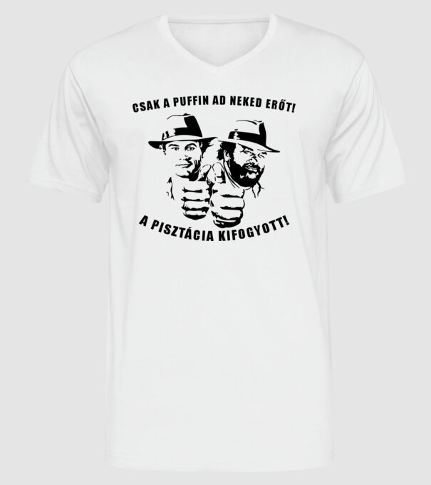  minta fehér pólón