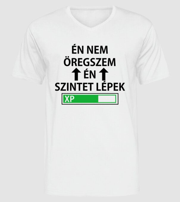  minta fehér pólón