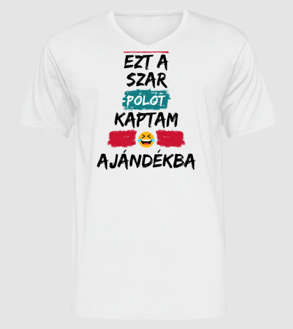  minta fehér pólón