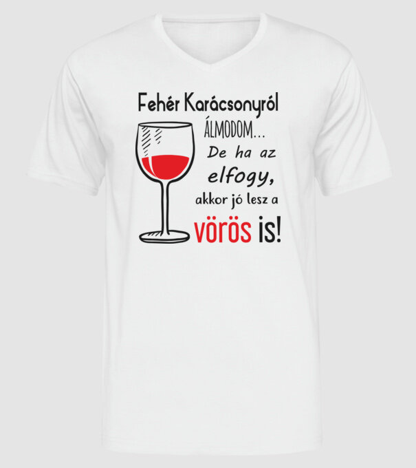  minta fehér pólón