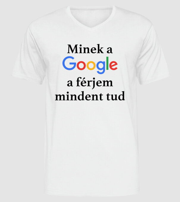  minta fehér pólón