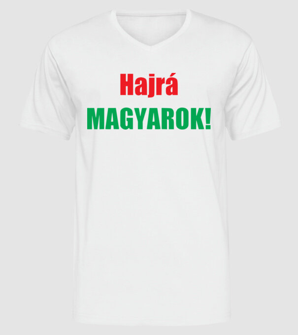  minta fehér pólón