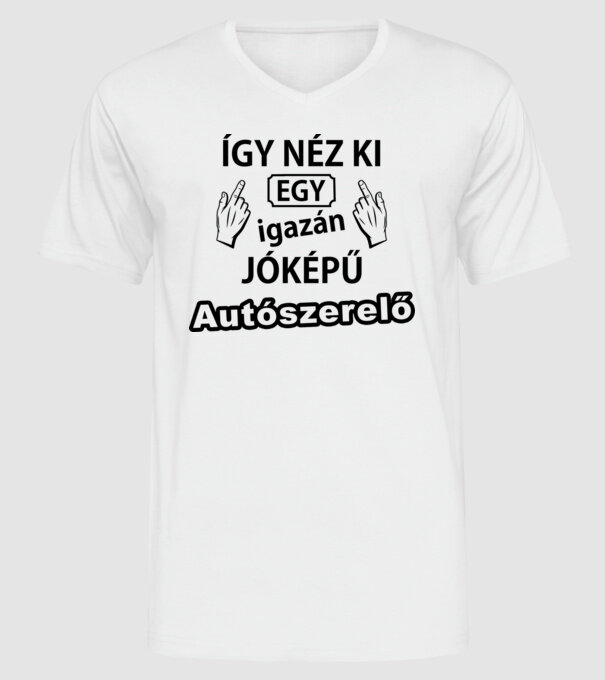  minta fehér pólón