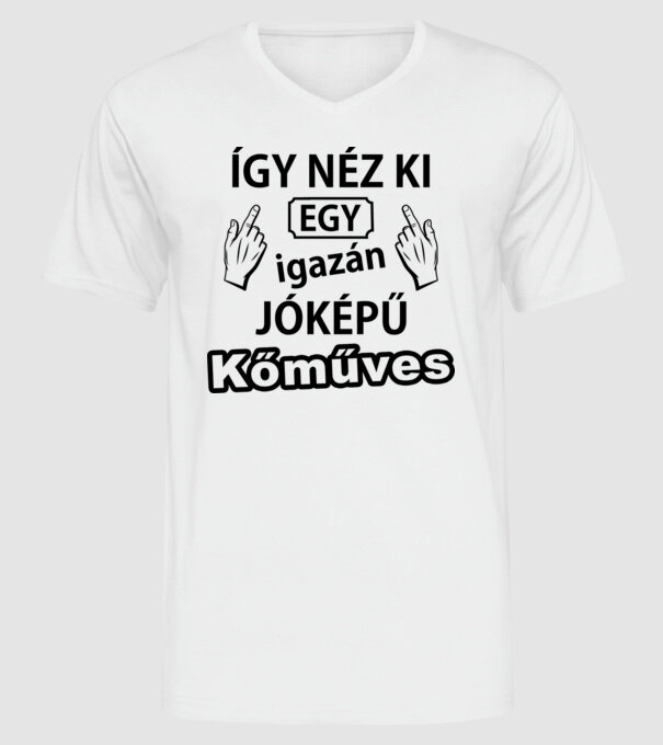  minta fehér pólón