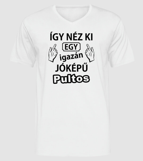  minta fehér pólón