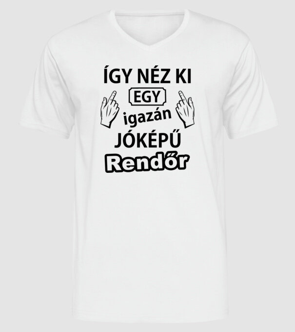  minta fehér pólón
