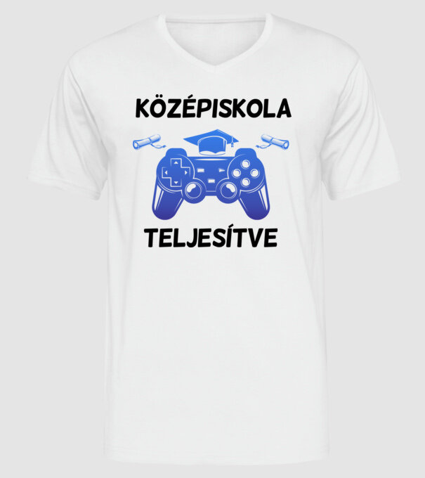  minta fehér pólón