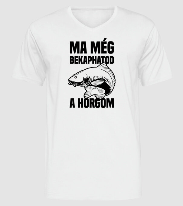  minta fehér pólón