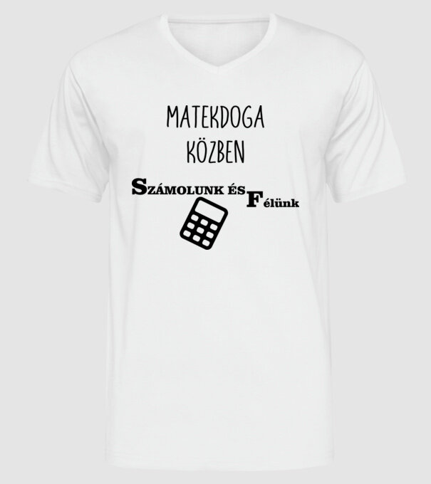  minta fehér pólón
