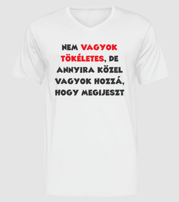  minta fehér pólón