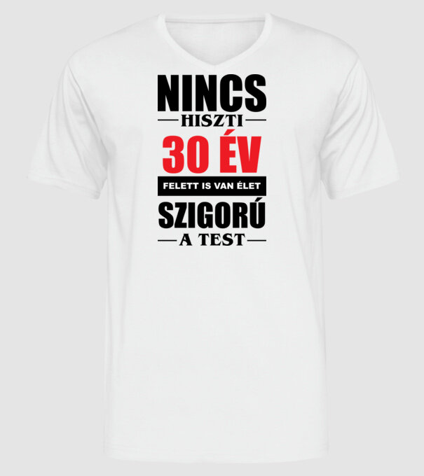  minta fehér pólón